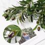 Six Packs Artificial Olive Faux Plants Olive Branches, thumbnail 6 of 7
