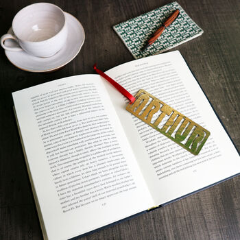 Personalised Gold Bookmark, 3 of 4