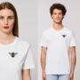 Organic Cotton Embroidered Bee T Shirt, thumbnail 2 of 6