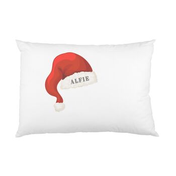 Personalised Santa Hat Pillowcase, 2 of 2