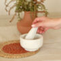 Luxury White Marble Pestle And Mortar, thumbnail 5 of 6