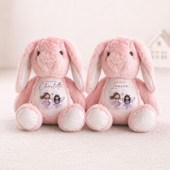 Personalised Fairy Sister Bunny Plush Gift, 3 of 6
