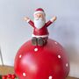 Personalised Christmas Santa On A Toadstool, thumbnail 3 of 3