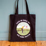 Funny Golf Tote Bag, thumbnail 1 of 4