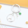 Personalised Peace Sign Keyring, thumbnail 6 of 9