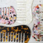 Curved Resin Hair Combs, thumbnail 2 of 8