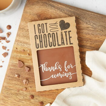 'Thanks For Coming' Chocolate Bar, 3 of 6