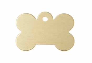 Beagle Soft Toy With Engraved Gold Bone Tag, 2 of 6