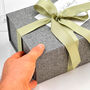 Elegant Keepsake Linen Gift Box With Personalised Card, thumbnail 3 of 12