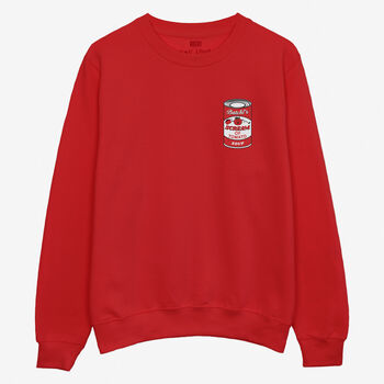 Scream Of Tomato Soup Slogan Sweatshirt, 2 of 2