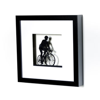 Framed Bicycle Papercut Art, 2 of 7