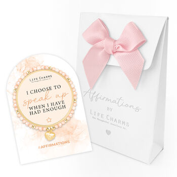 Affirmations Bracelet Speak Up, 3 of 4