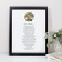 Use Your Own Photos And Poem Personalised Handmade Print, thumbnail 3 of 8