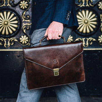 small leather briefcases