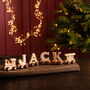 Personalised Christmas Wooden Name Train, thumbnail 2 of 10