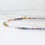 Chakra Energy Balance Gemstone And Gold Bead Necklace, thumbnail 1 of 10
