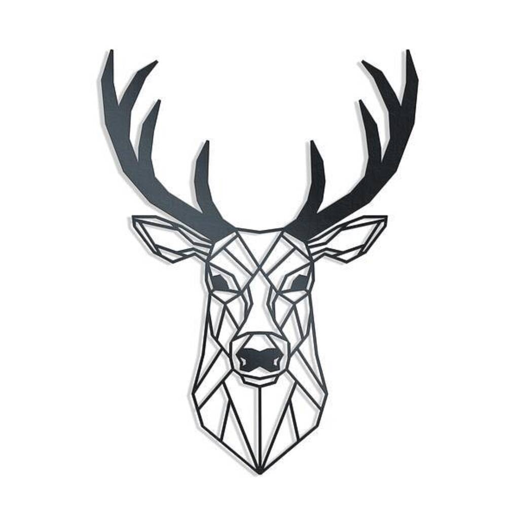 Stag Metal Wall Art By Plants By Post