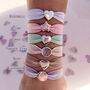 Personalised Two Line Stretch Bracelet, thumbnail 4 of 8