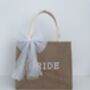 Bride Pearl Tote Bag, thumbnail 5 of 7