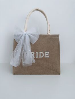 Bride Pearl Tote Bag, 5 of 7