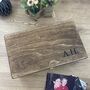 Carved Initials Personalised Memory Box, thumbnail 7 of 9