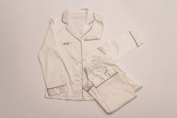 Personalised Satin Pyjamas, 2 of 6