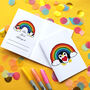 Rainbow Penguin Pick Me Up Letter Box Gift Set, thumbnail 2 of 5