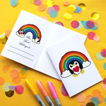 Rainbow Penguin Pick Me Up Letter Box Gift Set, 2 of 5