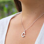 Sterling Silver Chunky Initial Necklace, thumbnail 6 of 12