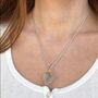 Engraved Locket Necklace 40th Birthday Gift, thumbnail 2 of 7