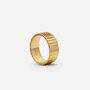 Thick Croissant Cigar Ring Band, Minimalist Jewellery, thumbnail 1 of 5