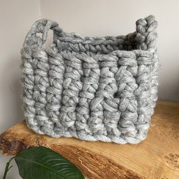Giant Felted Merino Wool Baskets, 6 of 12