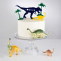 Personalised Dinosaur Cake Topper Scene, thumbnail 1 of 5
