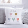 Our Famiy Personalised Cushion, thumbnail 1 of 5