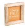 Orange I Love Fall Most Of All Wooden Frame Sign, thumbnail 2 of 3