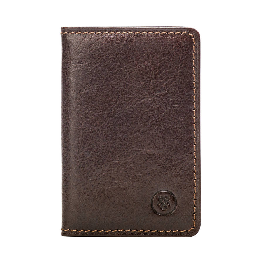 Mini Pocket Leather Address Book. ' The Caldana' By Maxwell Scott Bags