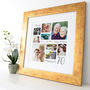 Personalised 70th Birthday Square Photo Collage, thumbnail 10 of 11