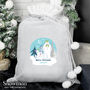 Personalised The Snowman And The Snowdog Christmas Sack, thumbnail 1 of 3