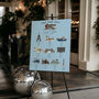 Wedding Table Plan/ Bespoke Timeline/Order Of The Day Sign, thumbnail 1 of 5