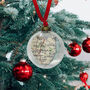 Personalised Vintage Map Christmas Bauble, thumbnail 4 of 4