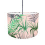 Tropical Leaf Drum Lampshade, thumbnail 1 of 10
