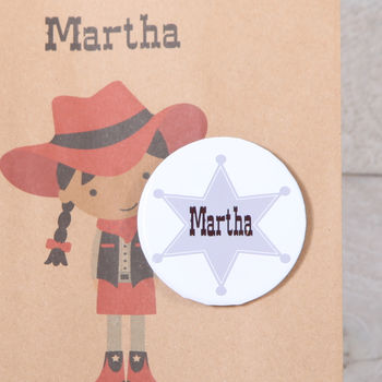 Personalised Cowgirl Party Bags, 4 of 4
