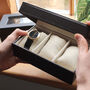 Personalised Name Three Piece Watch Box, thumbnail 5 of 5