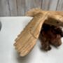 Hand Carved Wooden Soaring Eagle Sculpture Ornament, thumbnail 7 of 12