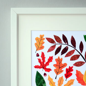 Autumn Leaves Art Print, 7 of 9