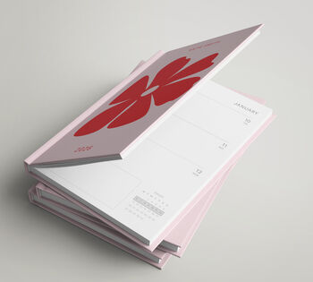 Personalised Pink Floral 2026 Diary, 2 of 2
