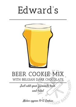 Personalised Beer Cookie Mix, 2 of 4