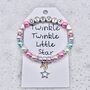 Personalised Valentines Heart Charm Bracelet, Star Of The Week Bracelet, thumbnail 2 of 12