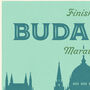 Personalised Budapest Marathon Print, Unframed, thumbnail 6 of 6