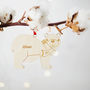 Polar Bear Personalised Christmas Tree Ornament, thumbnail 2 of 2